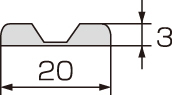 FR-3S　寸法図